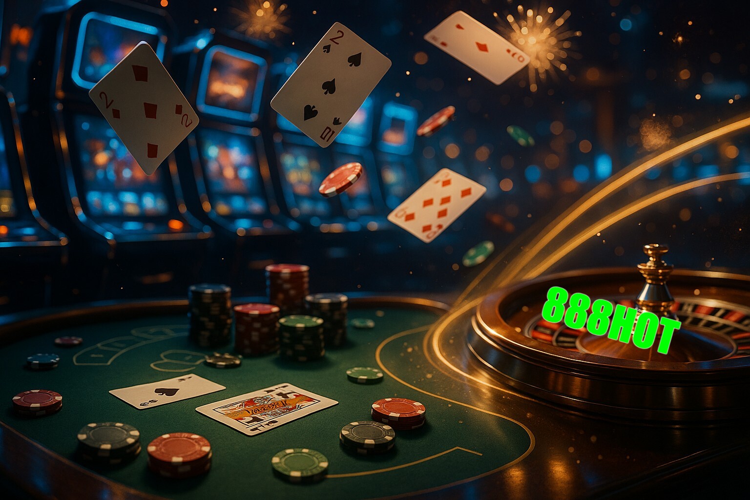 Jogos emocionantes no 888HOT
